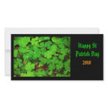 Wild Shamrocks Photo Greeting Card