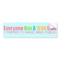 WILD SIDE bumper stickers