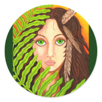 Wild Round Stickers