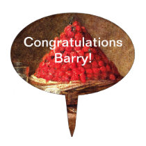Wild Strawberries Cake Topper ~