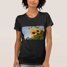 Wild Sunflowers Tee Shirts