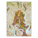 Wild Swans Art by Eleanor Abbott Card