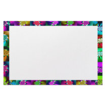 "Wild Swirly Quilt" Customized Stationery