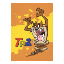 Wild Taz Personalized Announcement