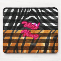 Wild Thing Animal Print Mouse Pad