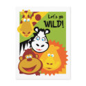 Wild Thing - Card - Birthday Invite postcards by AdoptTees Wild Thing - Card - Birthday Invite postcards
