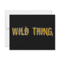 Wild Thing invitations
