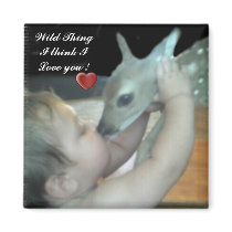 Wild Thing Magnet by deesbasenjis Wild Thing Magnet