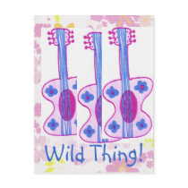Wild Thing! Postcard by KatAnnette Wild Thing! Postcard