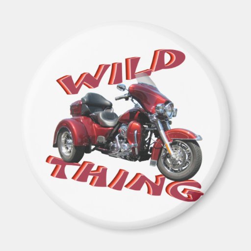 Wild Thing Trike Fridge Magnets