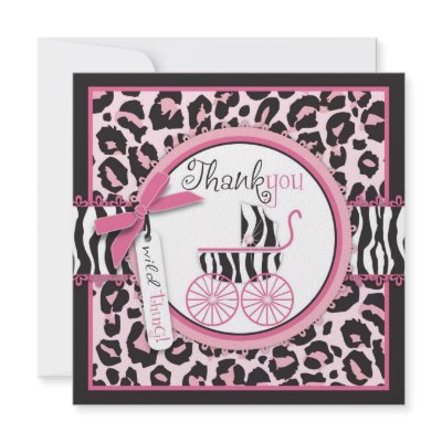 Wild Thing TY Square invitation