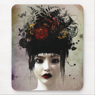Wild Thoughts Surreal Gothic Art Mousepad mousepad