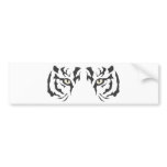 Wild Tiger Eyes bumper stickers