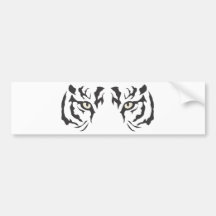 Wild Tiger Eyes Bumper Stickers