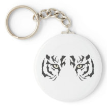 Wild Tiger Eyes Key Chain