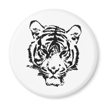 Wild Tiger magnets
