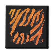 Wild Tiger Magnet by scyoni Wild Tiger Magnet