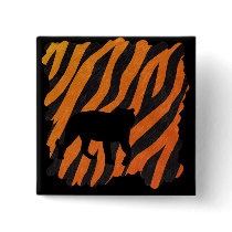 Wild Tiger Pin buttons by scyoni Wild Tiger Pin buttons