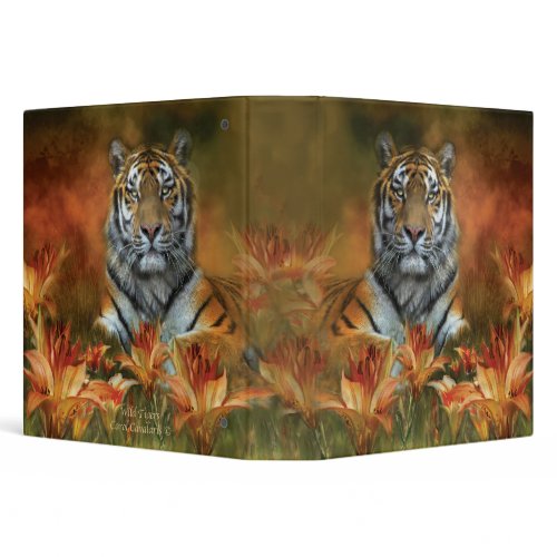 Wild Tigers Art Binder binder
