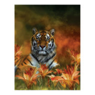 Wild Tigers Art Poster/Print print