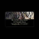 Wild Turkey Feathers Address Label