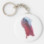 Wild Turkey Head Key Chain