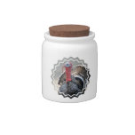 Wild Turkey Picture Candy Jar