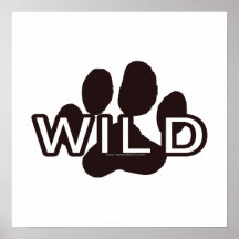 Wild (w/Paw) Print