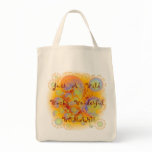Wild Wacky Woman Grocery Tote bags