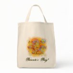 Wild Wacky Woman Grocery Tote -PERSONALIZED bags