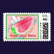 Wild Watermelon Postage stamps