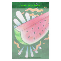 wild watermelon stationery