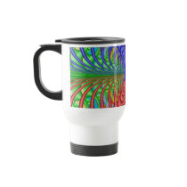 Wild Web Quad Fractal Coffee Mug