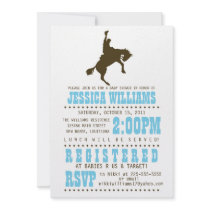 Wild West Baby Shower Personalized Announcements