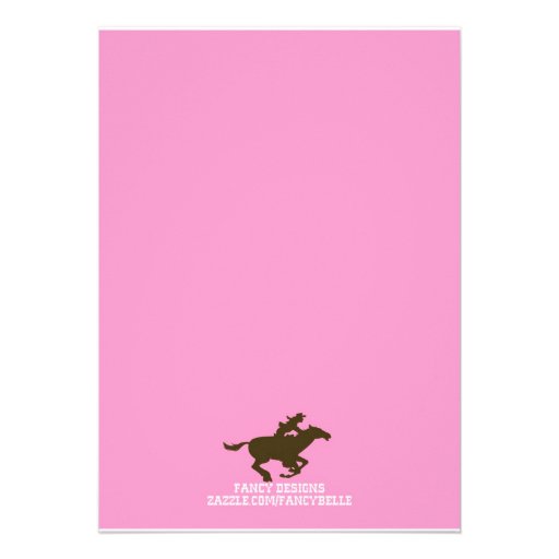 Wild West Baby Shower Invitation