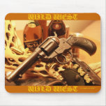 Wild west Colt Lightning revolver cool mousepad