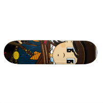 Wild West Cowboy Sheriff Skateboard