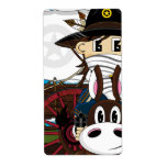 Wild West Cowboy Sheriff Sticker Label