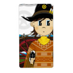 Wild West Cowboy Sheriff Sticker Sheet Custom Shipping Labels