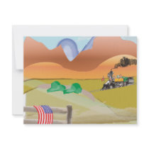 Wild West invitations