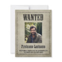 Wild West Invitation or Announcement invitation