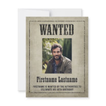Wild West Invitation or Announcement