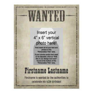 Wild West Invitation or Announcement