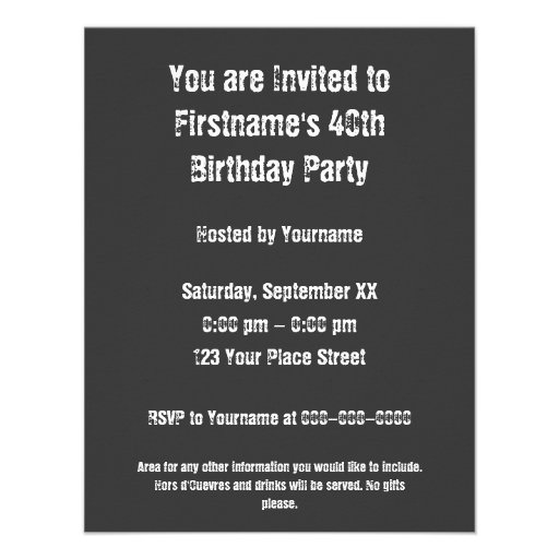 Wild West Invitation or Announcement