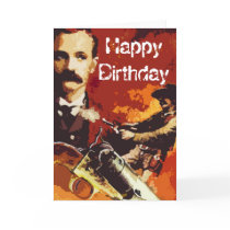 Wild West Pop Art Birthday Card
