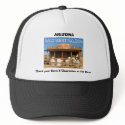 WILD WEST SALOON, ARIZONA, Check your Guns & Ci... hats