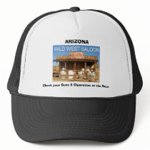 WILD WEST SALOON, ARIZONA, Check your Guns & Ci... hats by RawArtWork WILD WEST SALOON, ARIZONA, Check your Guns & Ci... hats