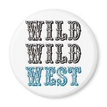 Wild Wild West! - Blue magnets