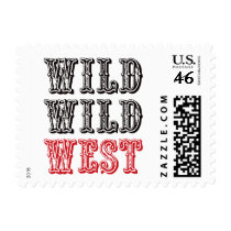 Wild Wild West! - Red postage by visualnewbie Wild Wild West! - Red postage