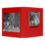 Wild Wolf Notebook binders